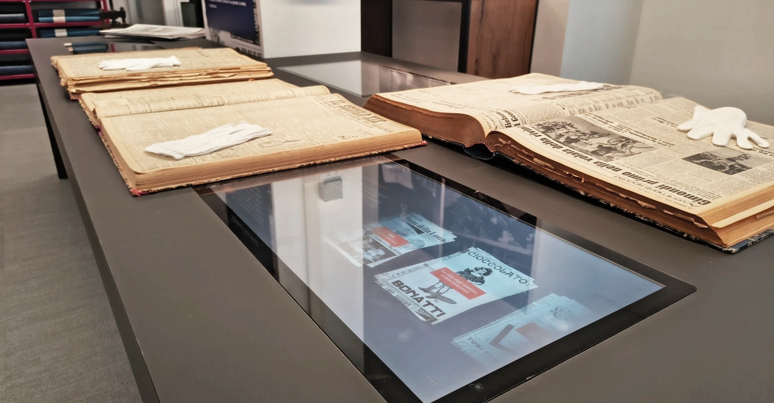 Fondazione Il Secolo XIX - Genova (GE). L'esplorazione dei numeri storici dell’archivio digitalizzato si accompagna alla visione dei giornali storici originali.