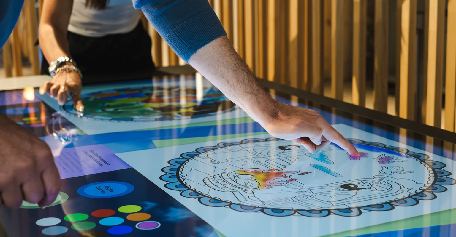 Museo Diffuso dell’Arte Sanitaria Romagnola - Lugo (RA). Il gioco Paint permette di reinterpretare le opere dell'Oratorio Sant'Onofrio attraverso il colore.
