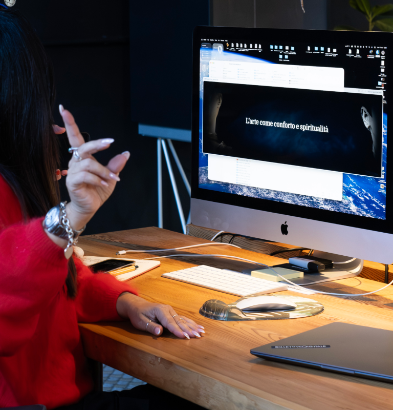 Lo studio dello spazio, dei contenuti e di esposizione creano progetti unici e su misura.