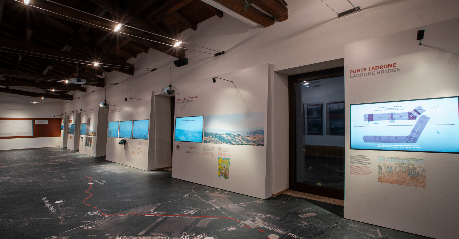 Museo ViATor - Buonalbergo (BN). Un percorso multimediale intreccia archeologia, paesaggio e tecnologia per raccontare la Via Traiana e il suo territorio.