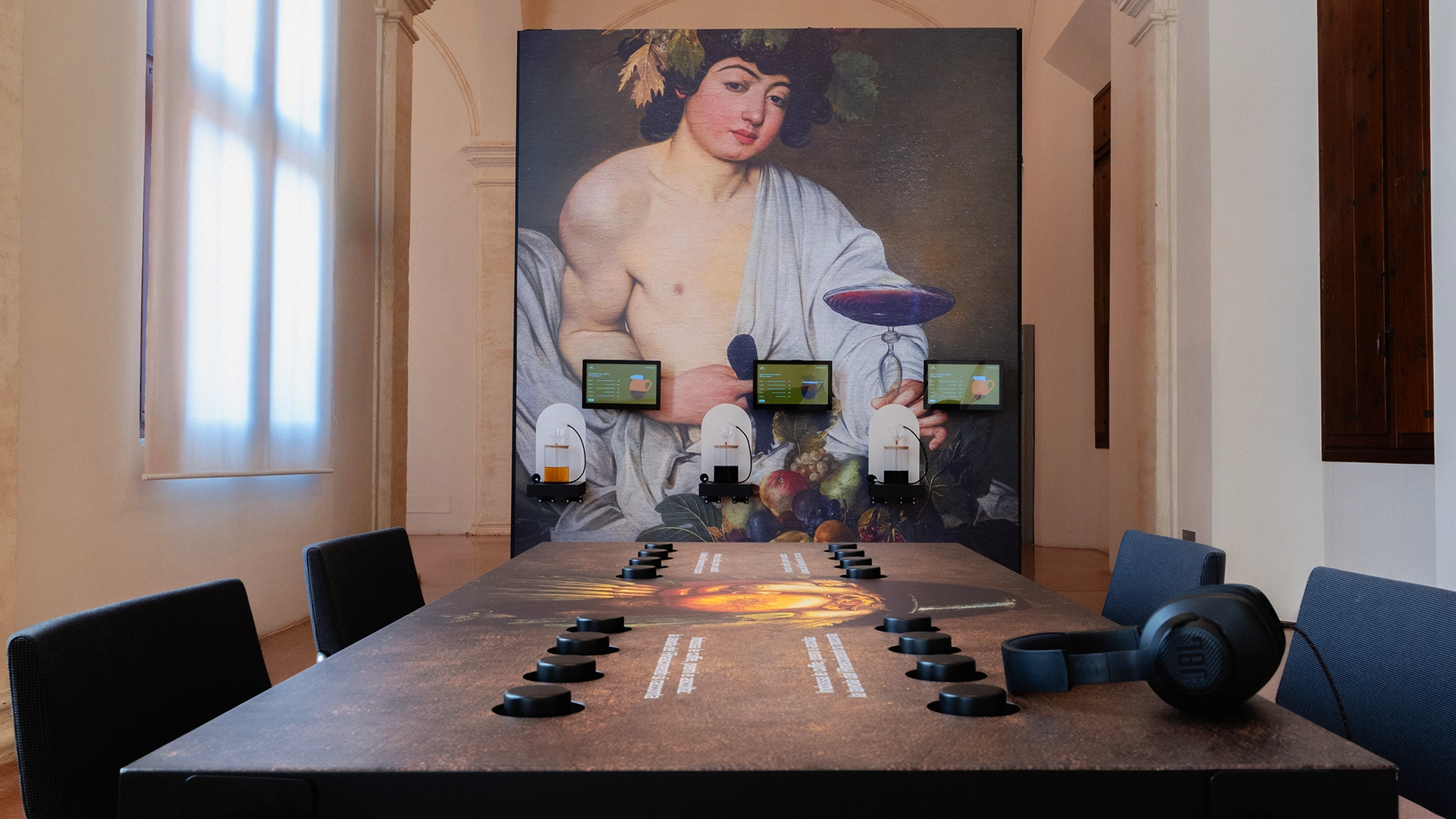 Non di solo pane – Installazioni multimediali per la mostra sul cibo rinascimentale a Palazzo dei Pio di Carpi (MO)