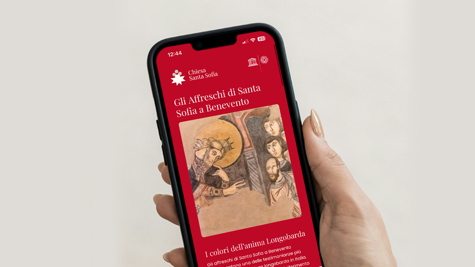 Santa Sofia Benevento: la storia prende vita con una Web App